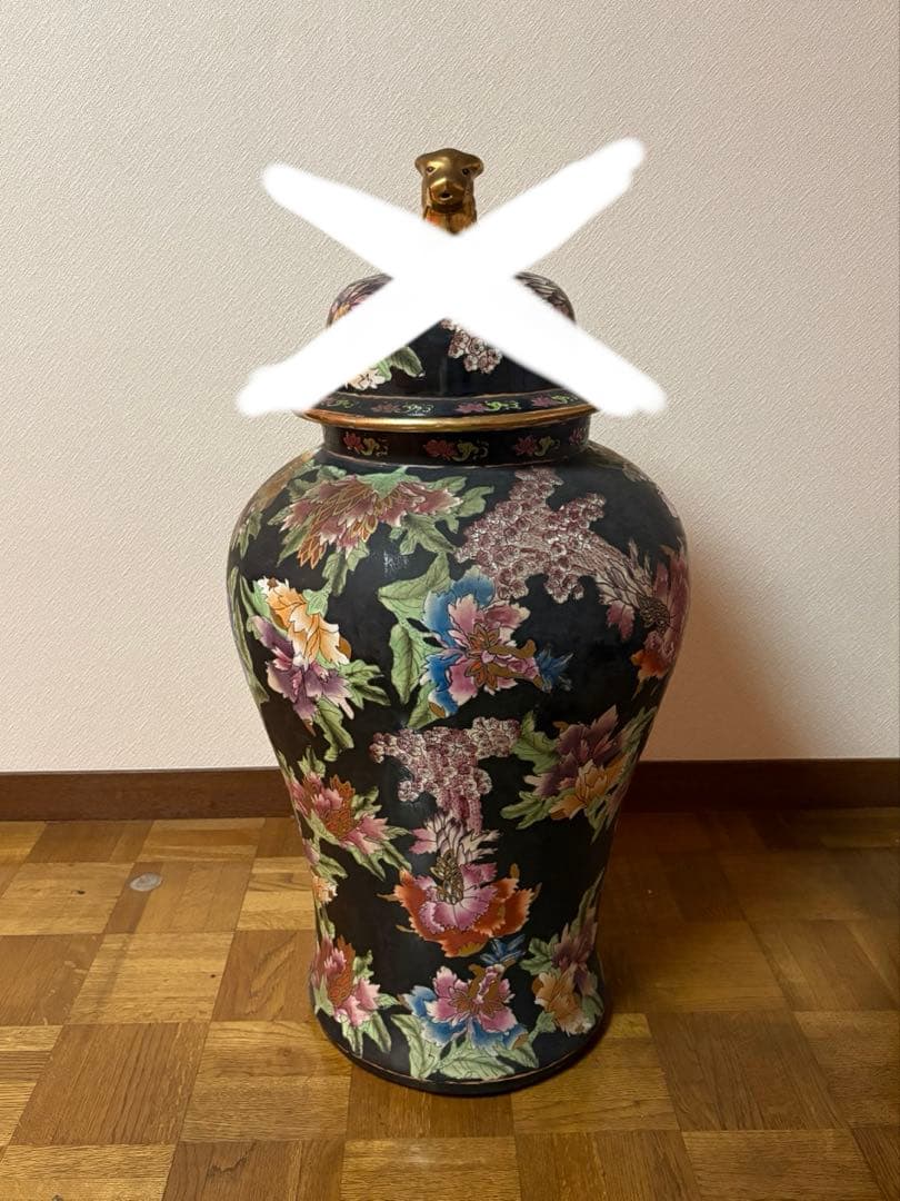 大型花瓶　飾り壺　置物