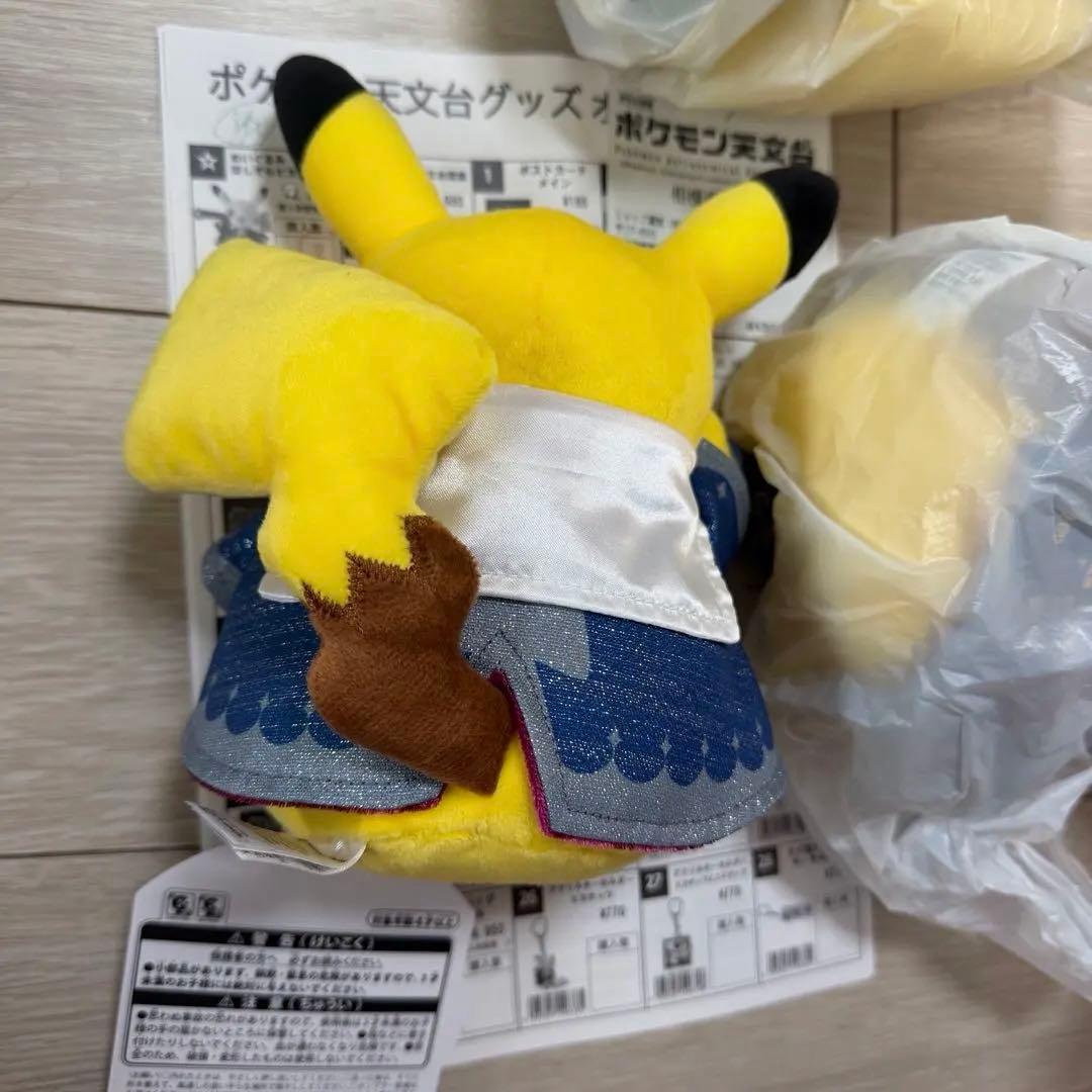 新品　ポケモン天文台 ほしぞらピカチュウ ぬいぐるみ 2点セット