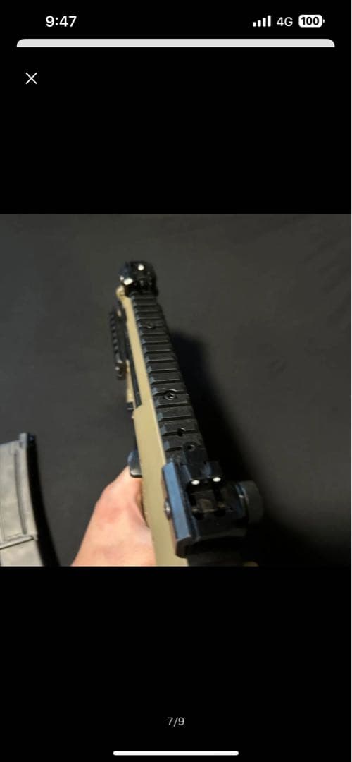 東京マルイ　mp7a1 ガスブロ　タンカラー