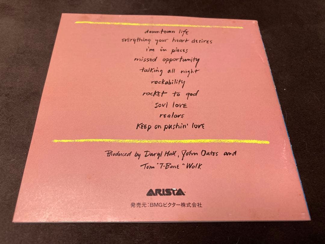 レア　ダリル・ホール&ジョン・オーツ　直筆サイン　CD ホール・アンド・オーツ
