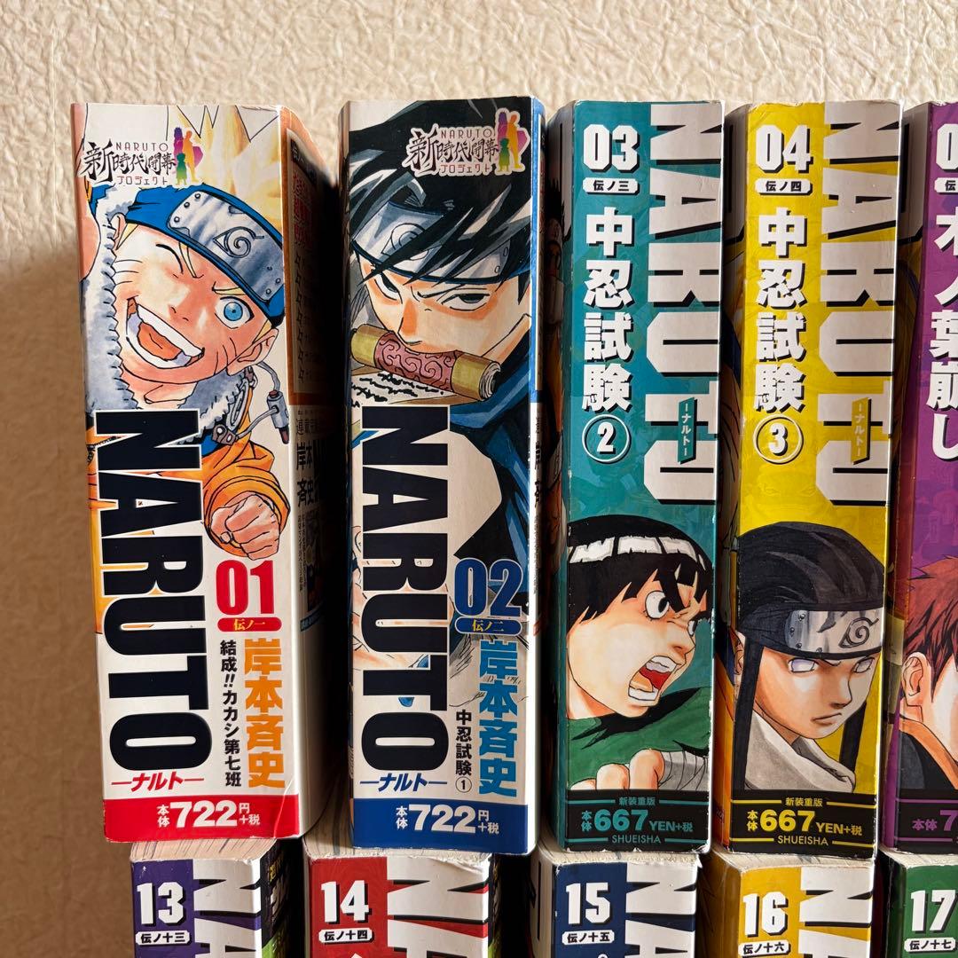 NARUTO ナルト コンビニコミック コンビニ版 廉価版 1〜24巻 全巻