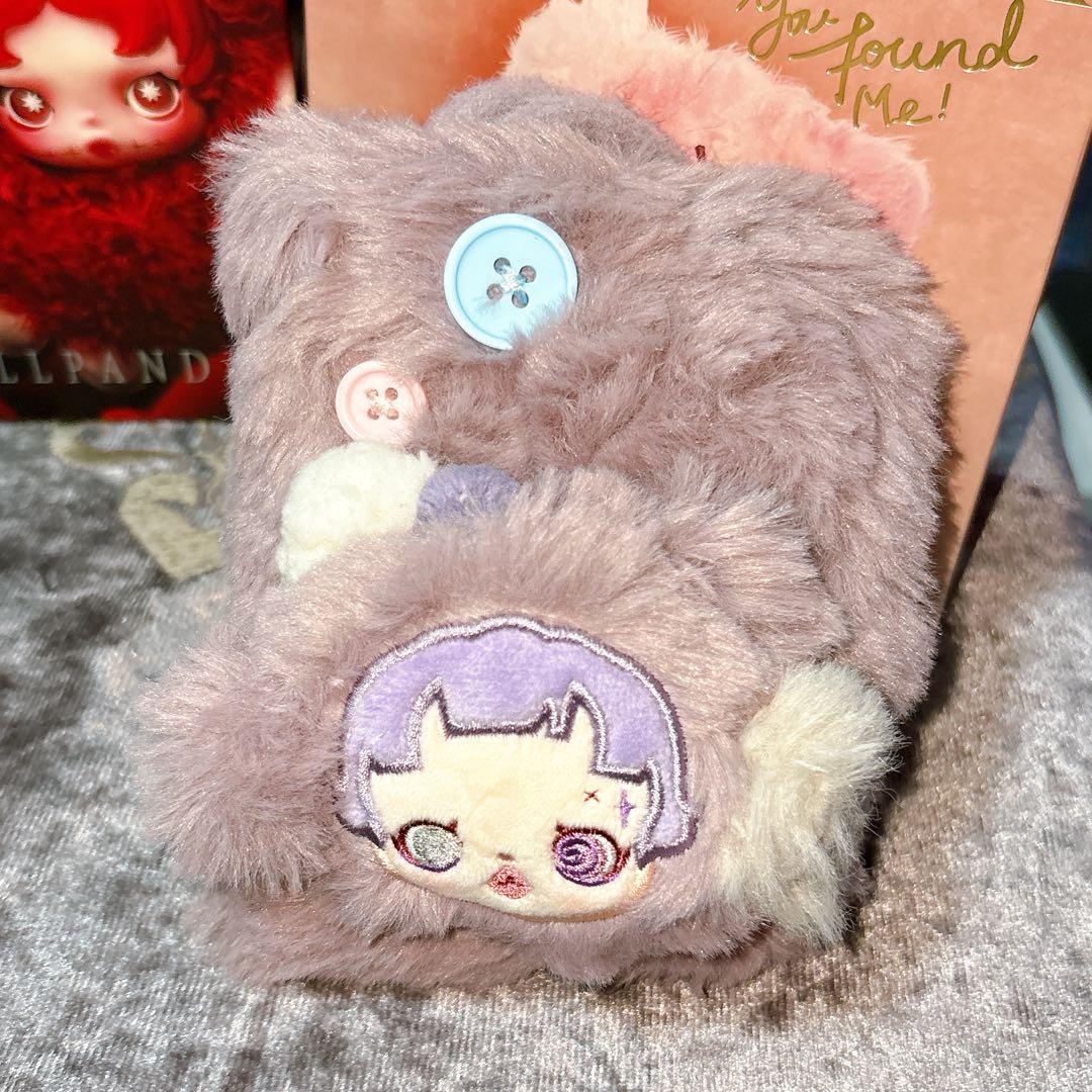 SKULLPANDA You Found Me! ぬいぐるみ 紫 バッグセット