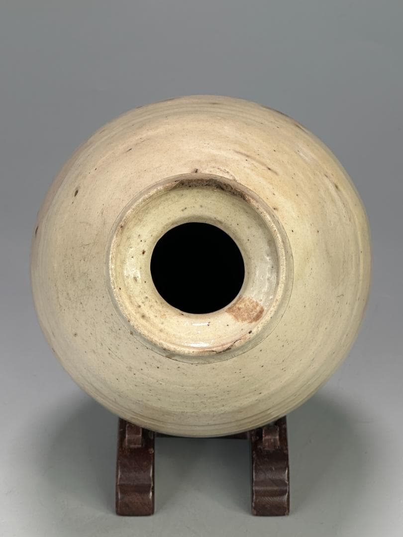 朝鮮古美術　18世紀頃　李朝時代　李朝　白磁　徳利　白磁壺　酒壺　韓国美術古陶磁