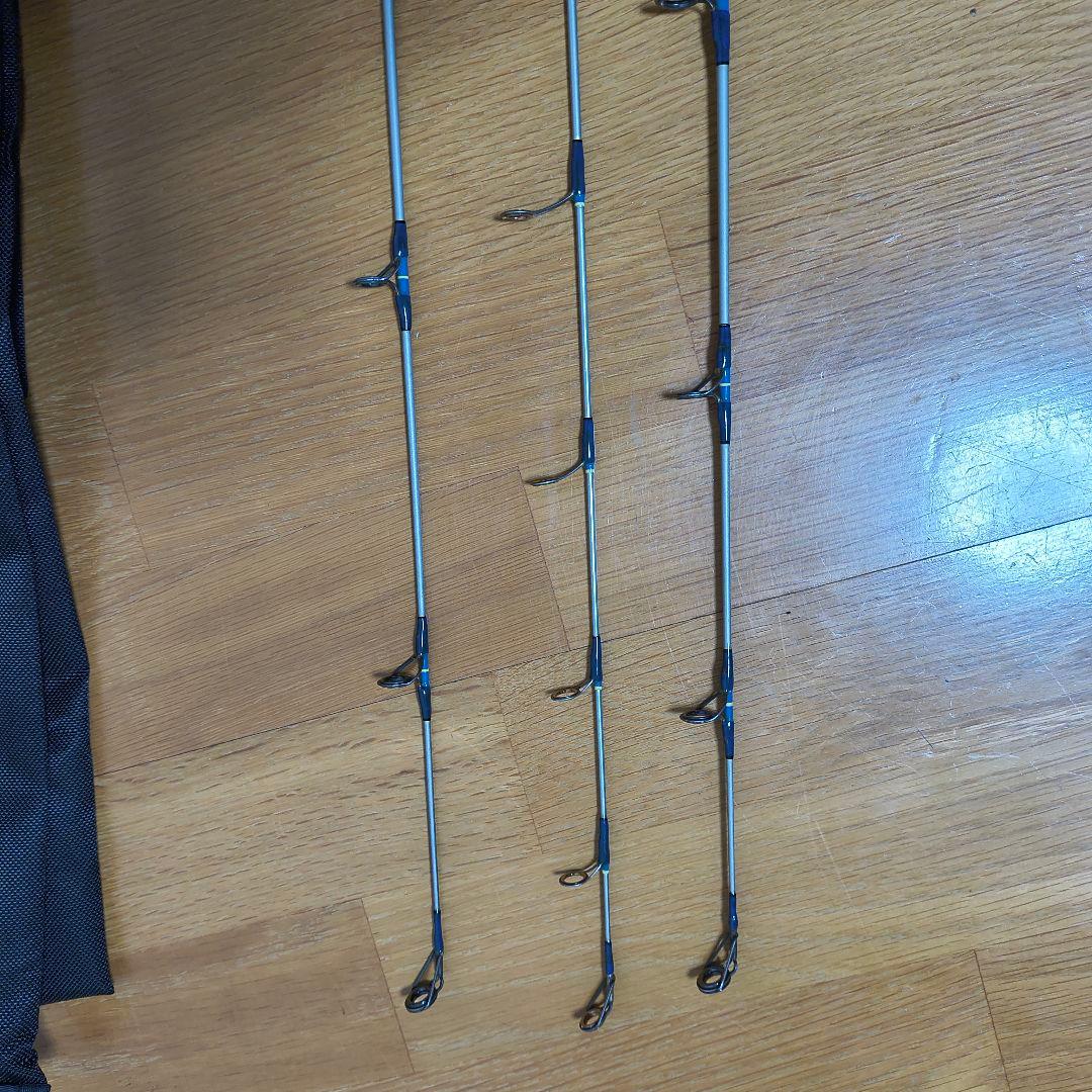 中古　ザウルス　ソルトウオータースポーツマンデッキスティック3本まとめ　シイラ