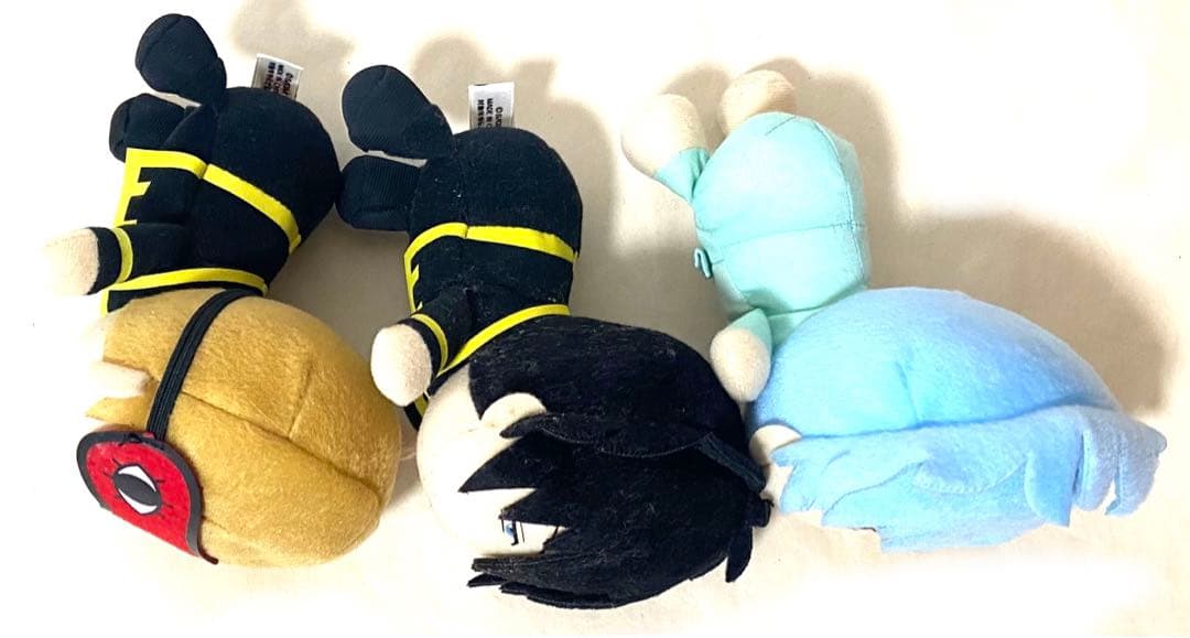 銀魂 ローソン うたた寝ぬいぐるみ マスコット 銀時土方沖田 フィギュア