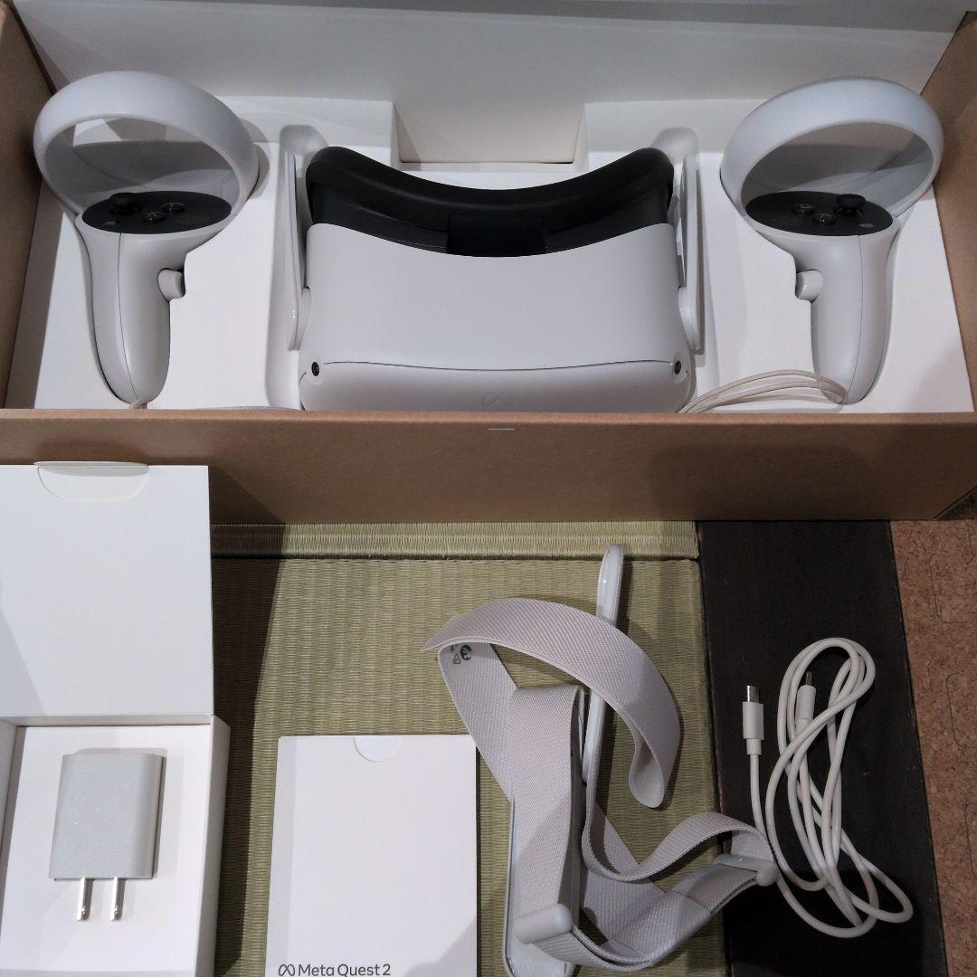 【極美品使用少】Quest2 128gb 充電ドック ヘッドストラップ付