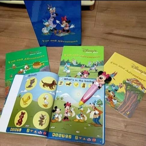 ディズニー英語教材♡ミッキーマジックペンアドベンチャーセット(シール全てあり)