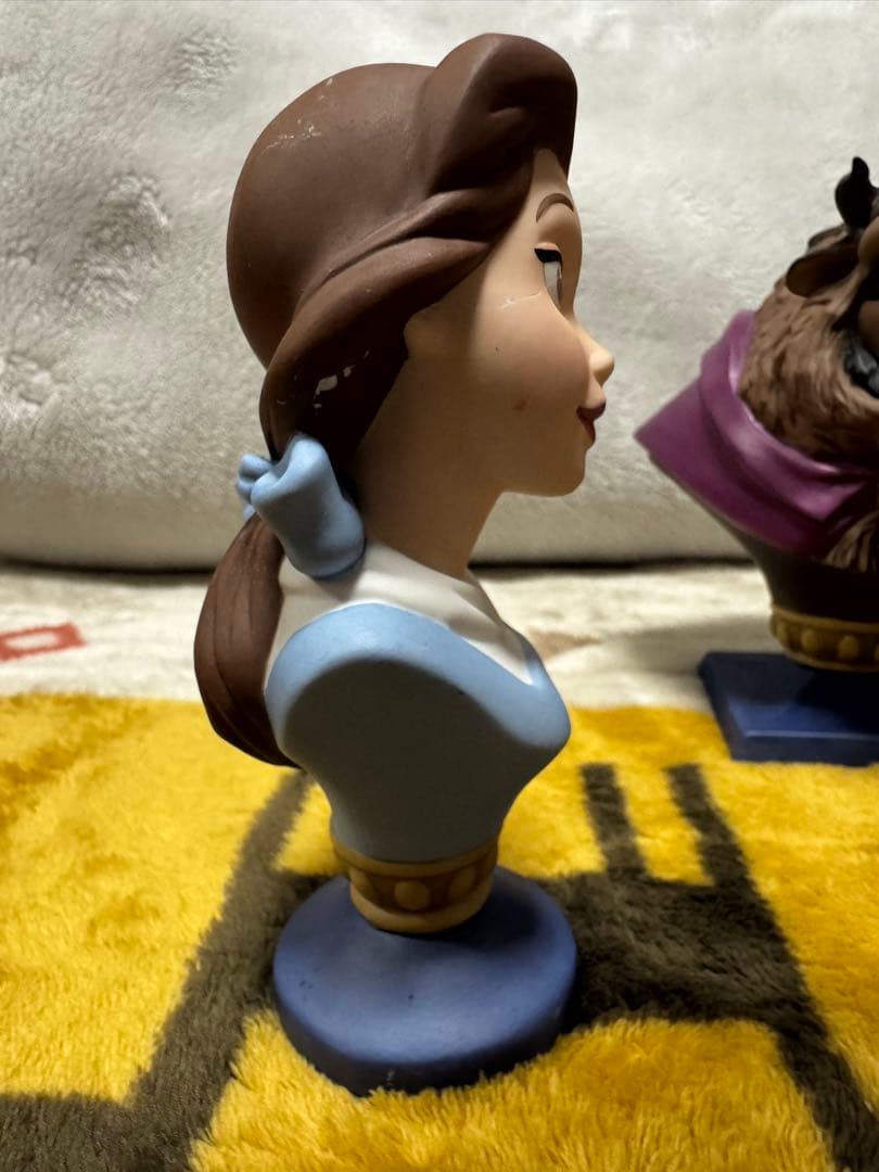 ベルとビースト 美女と野獣フィギュア　 陶器フィギュア⚠️(割れあり)