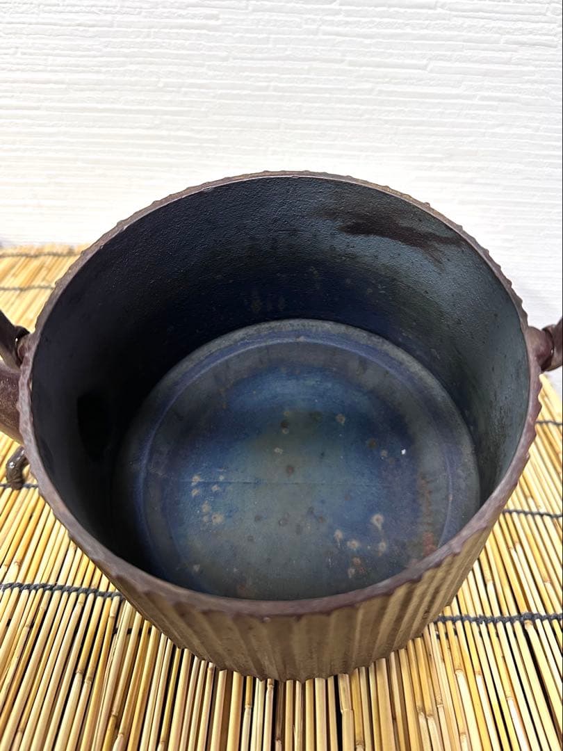 ＵＳＥＤ、良品　岩手県奥州水沢幸工芸　現代の名工 佐藤勝久造　利休型蛇ノ目１３型