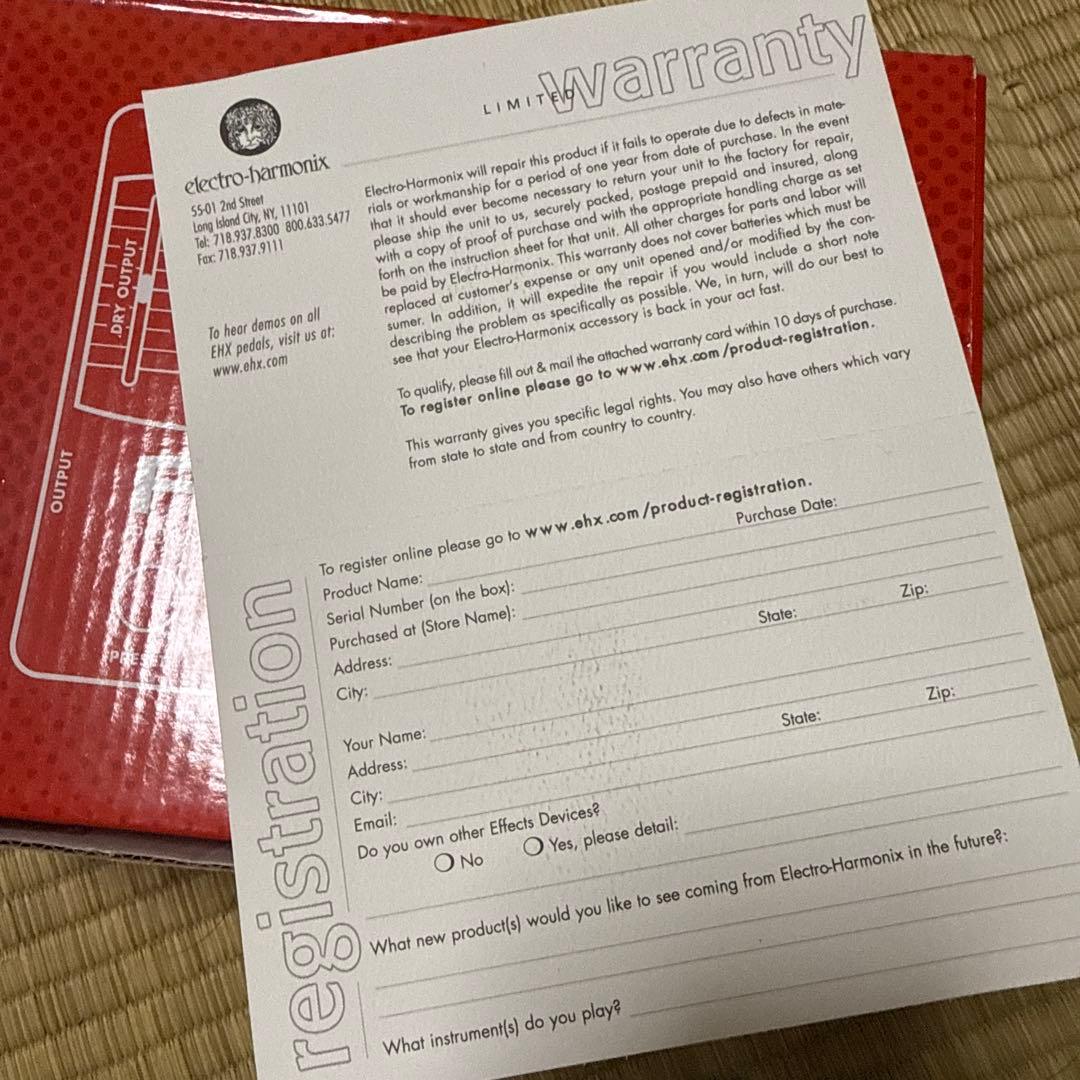 ギター electro-harmonix POG2