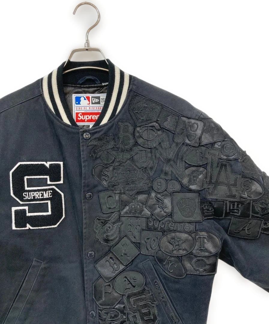 SUPREME × New Era × MLB ジャケット ネイビー