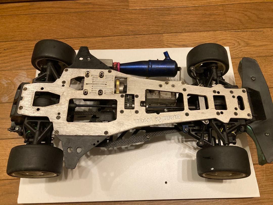 京商 ラジコン スーパー10 当時物 中古 シャーシ 送料込み