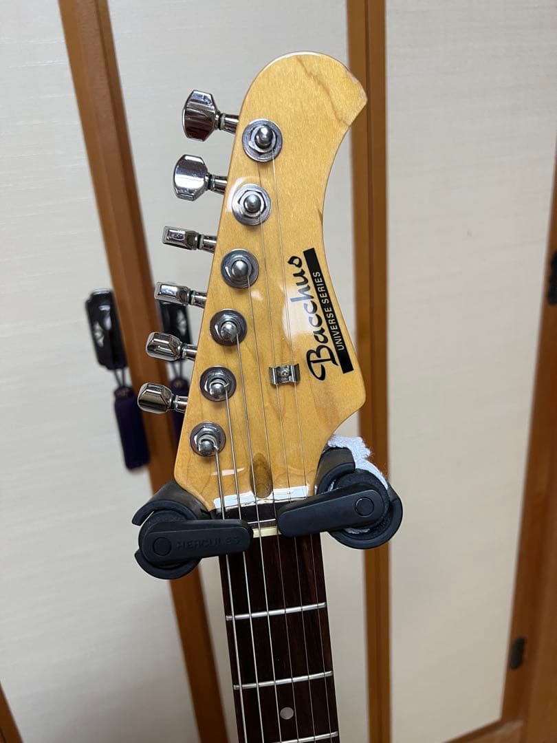 Bacchus エレキギター ストラトキャスター　fenderケース付き