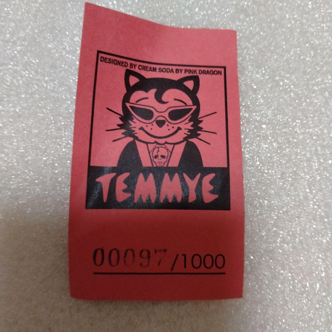 激レア未使用 1000体限定 TEMMYE 貯金箱サングラスキャラクター テミー