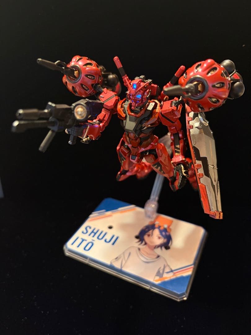 HG 1/144 赤いガンダム 全塗装+LED仕様