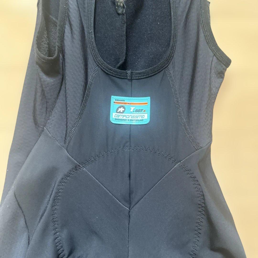 ASSOS T.607.4 ビブタイツ M ブラック　起毛