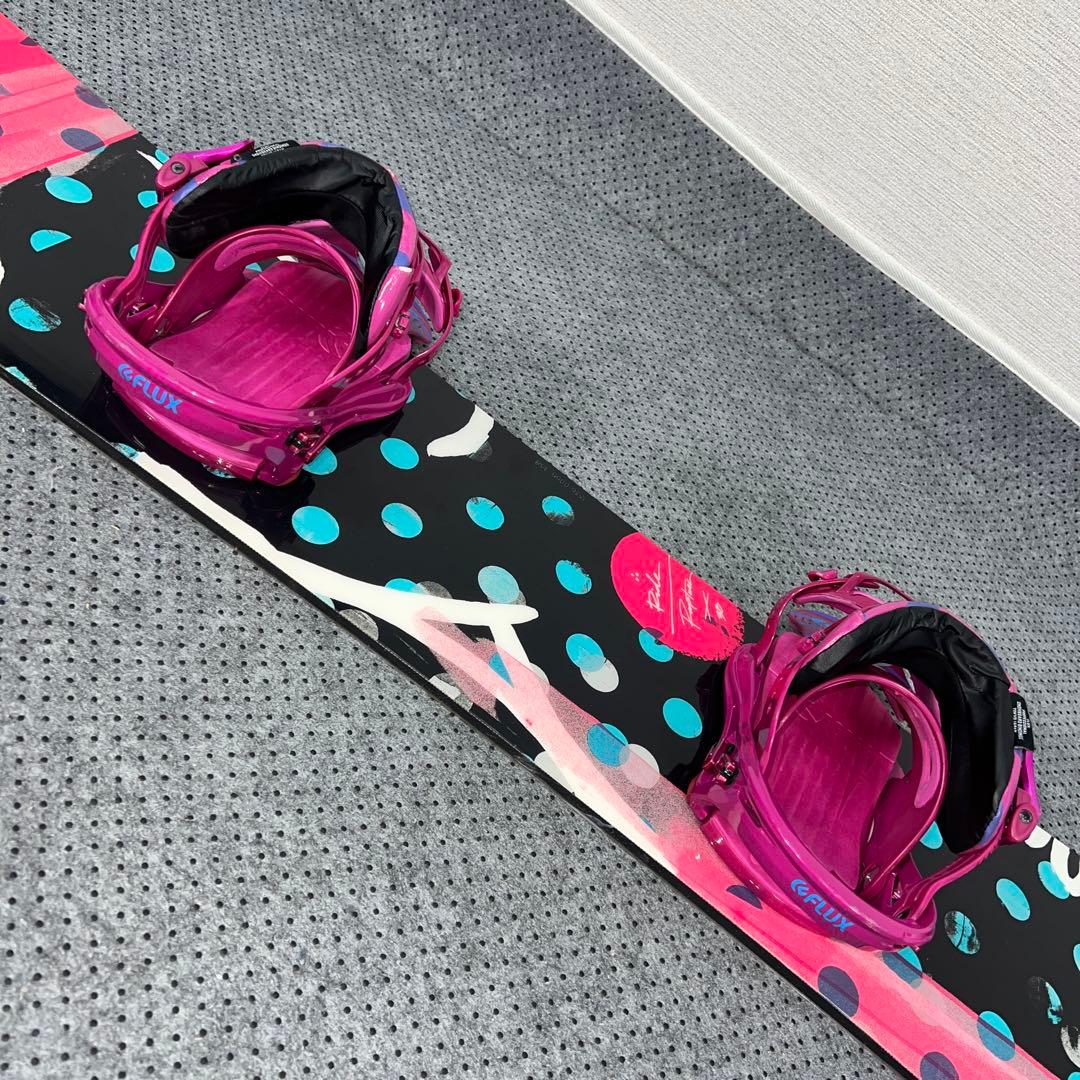 7-8回使用138cm RIDE RAPTURE×FLUX GU15 XSサイズ