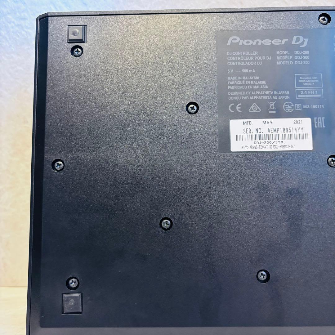 美品Pioneer DJ DDJ-200 DJコントローラー Bluetooth