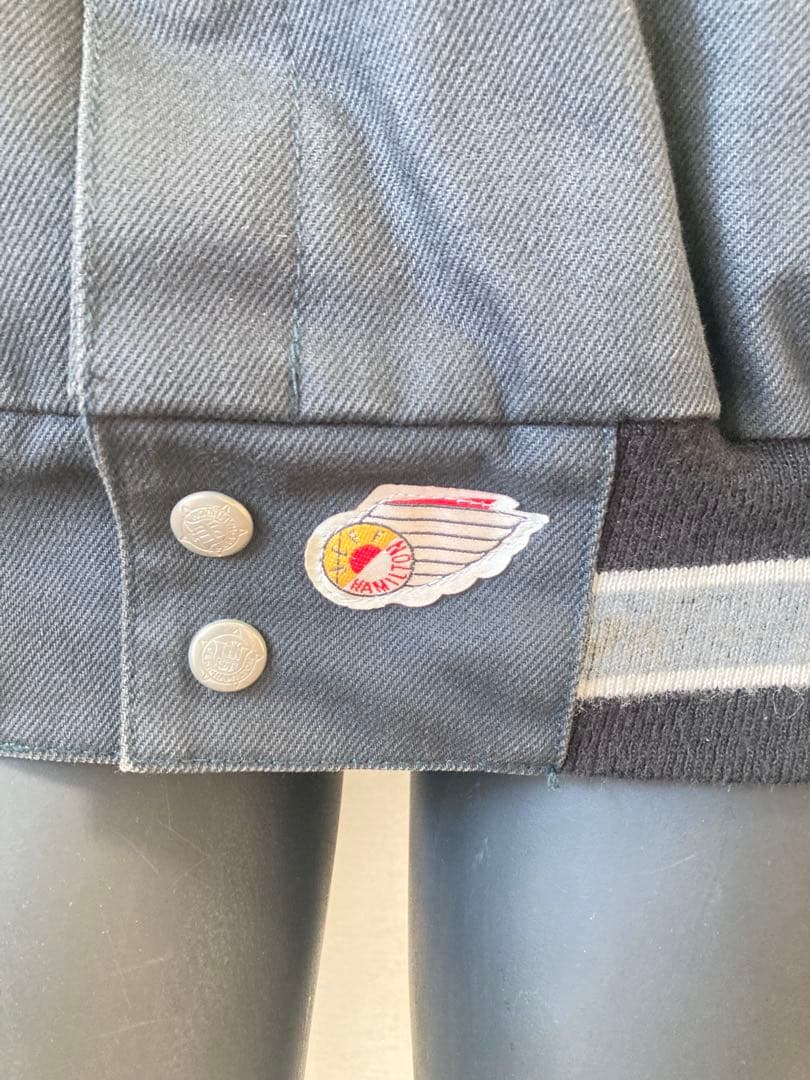 90s USA製 Jeff Hamilton MLBスタジャン S