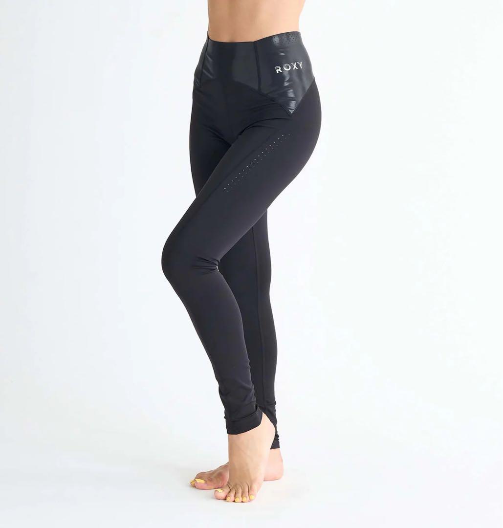 ROXYロキシースポーツブラとレギンスセット ブラック ヨガピラティスジム