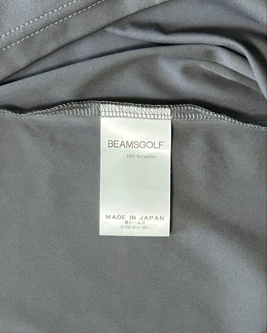【美品】ビームスゴルフ モックネックTシャツ Lサイズ