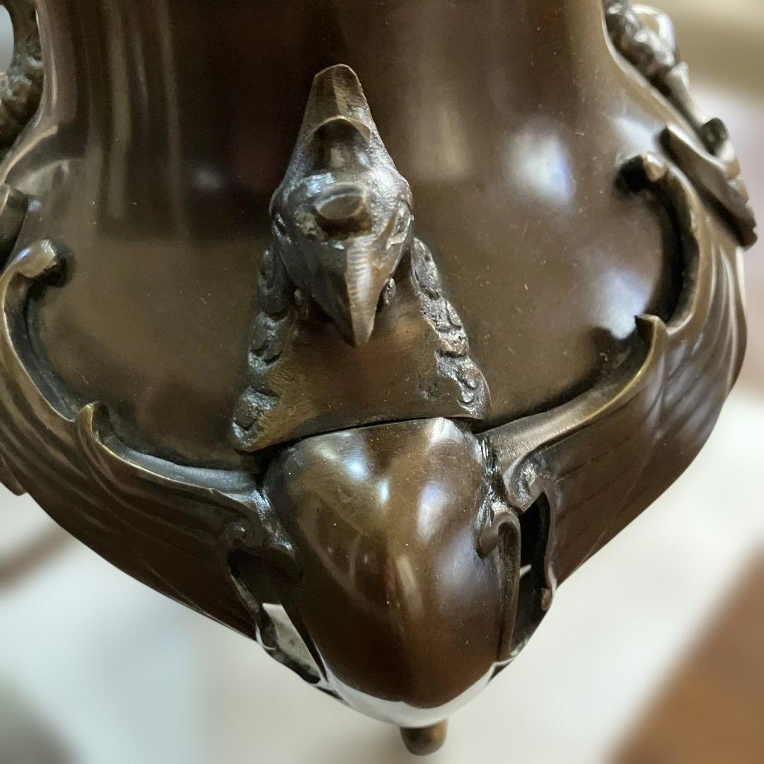 茶道具・花器花瓶　薄端・鳳凰足　ビンテージ　古道具(蔵出し骨董品)