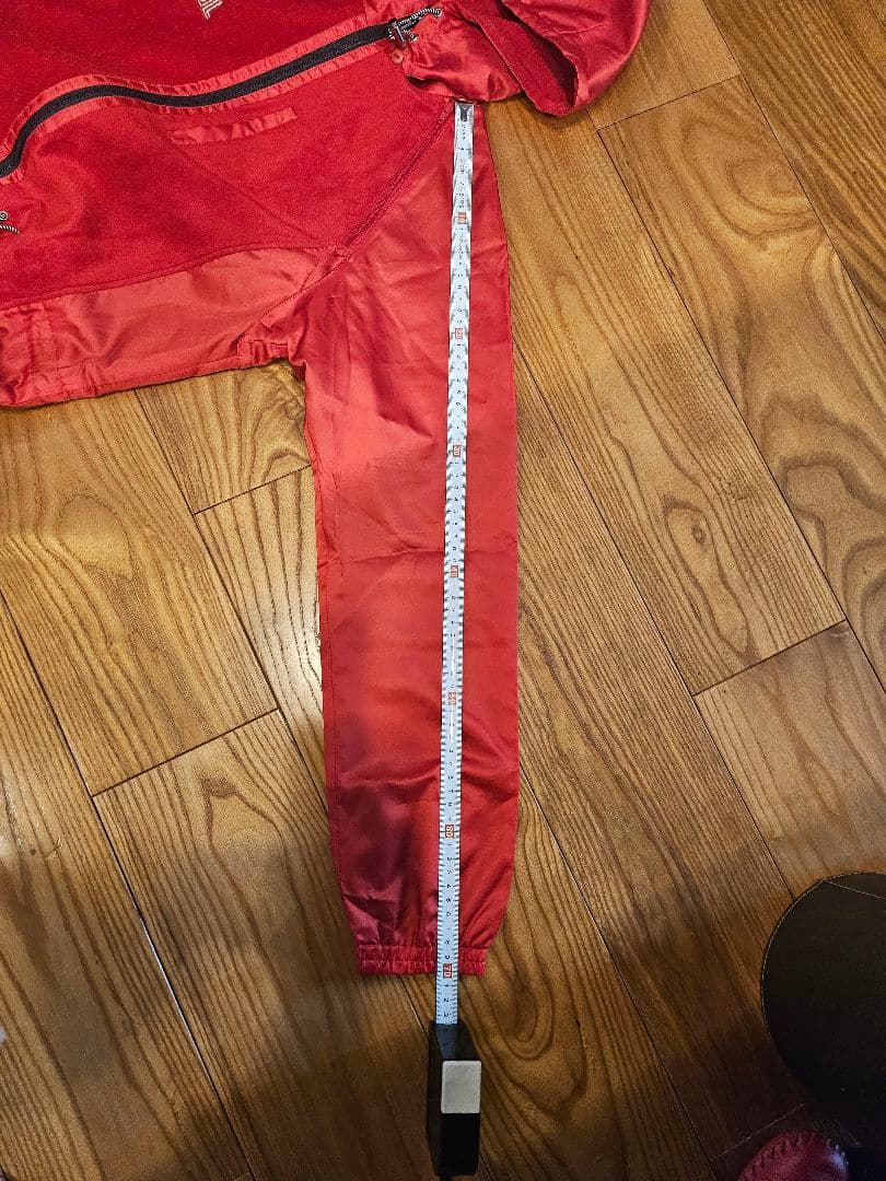 美品　LANVINランバンスポーツ　2ウェイ　防寒ゴルフ アウターウェア レッド