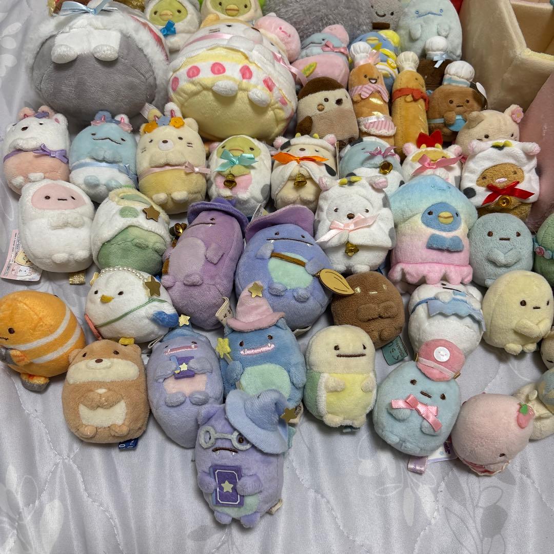 ☆すみっコぐらし ぬいぐるみ 未使用 使用済あり タグ付き有 サンエックス 手乗
