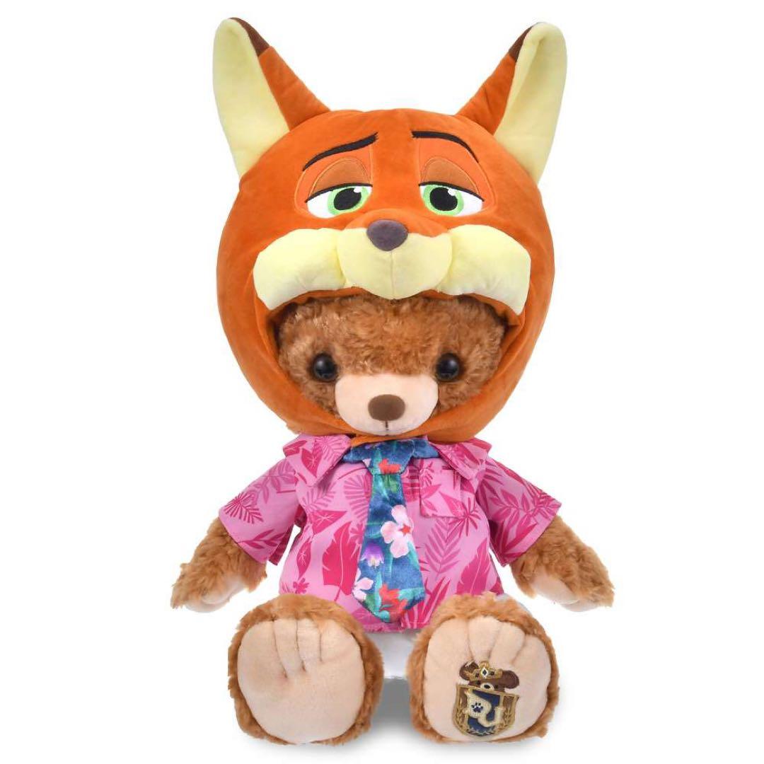 ユニベアシティ ぬいぐるみ専用コスチュームM ニック　制服　アロハ　ピンク