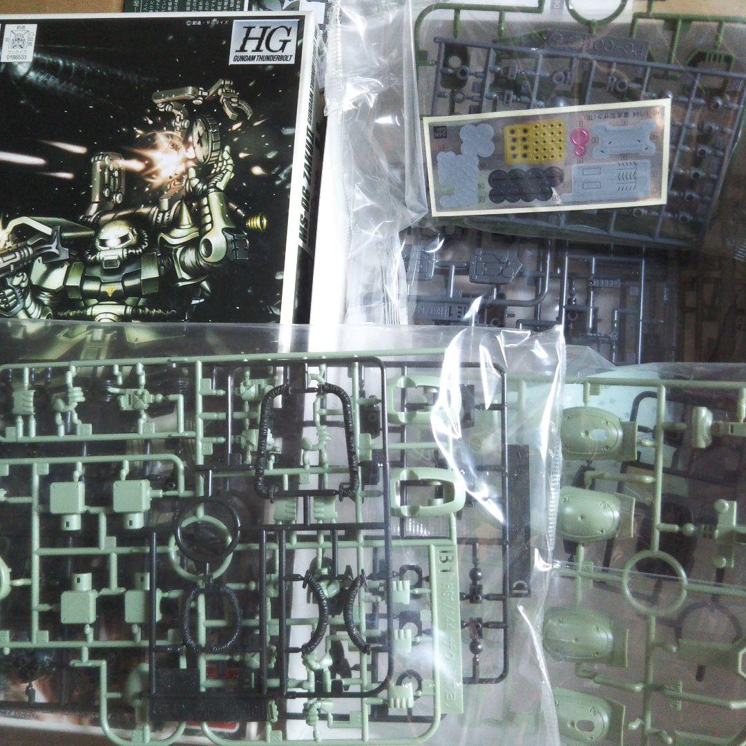 中古 ガンプラ HG サンダーボルト 量産型ザク ジム 他　プラモデル