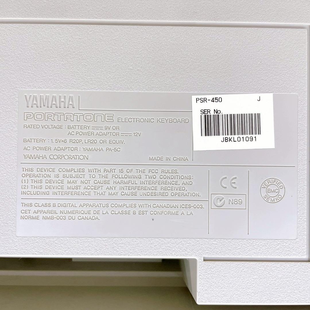YAMAHA ヤマハ PORTATONE（ポータトーン） PSR-450