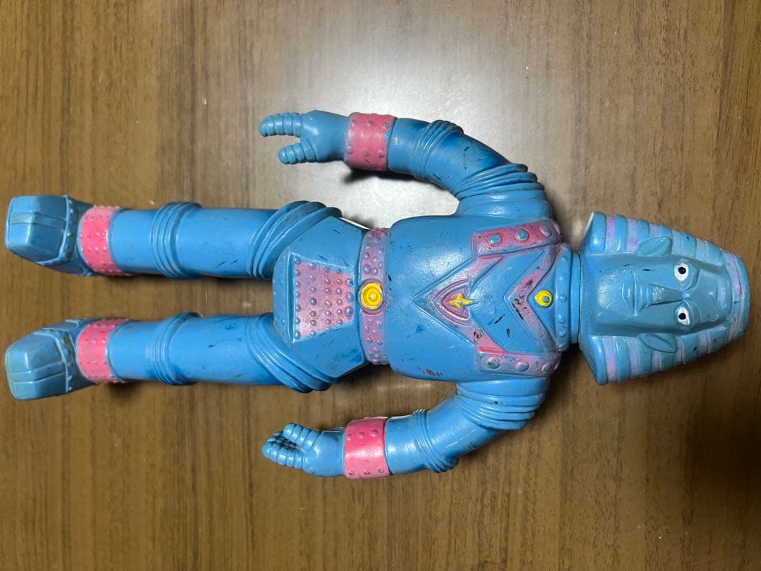 ジャイアントロボ　ソフビ　ブルマァク　当時物