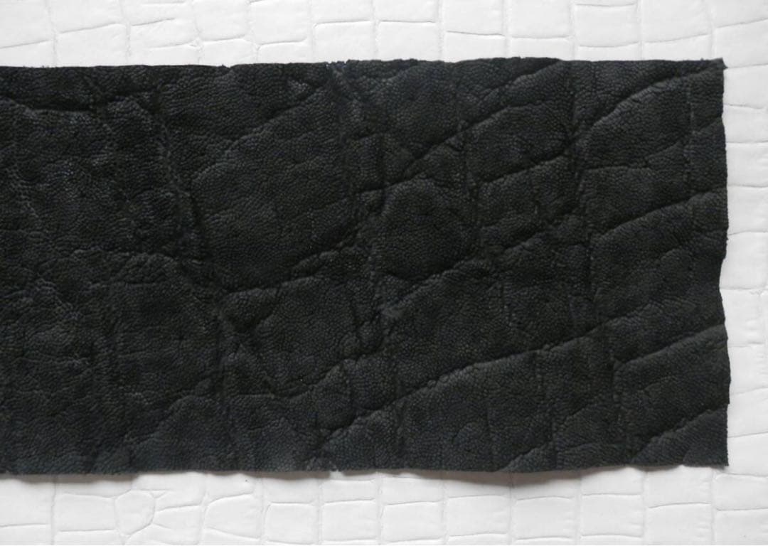 【極美品】象革 エレファント 本革 レザー ブラック ビリヤード グリップ