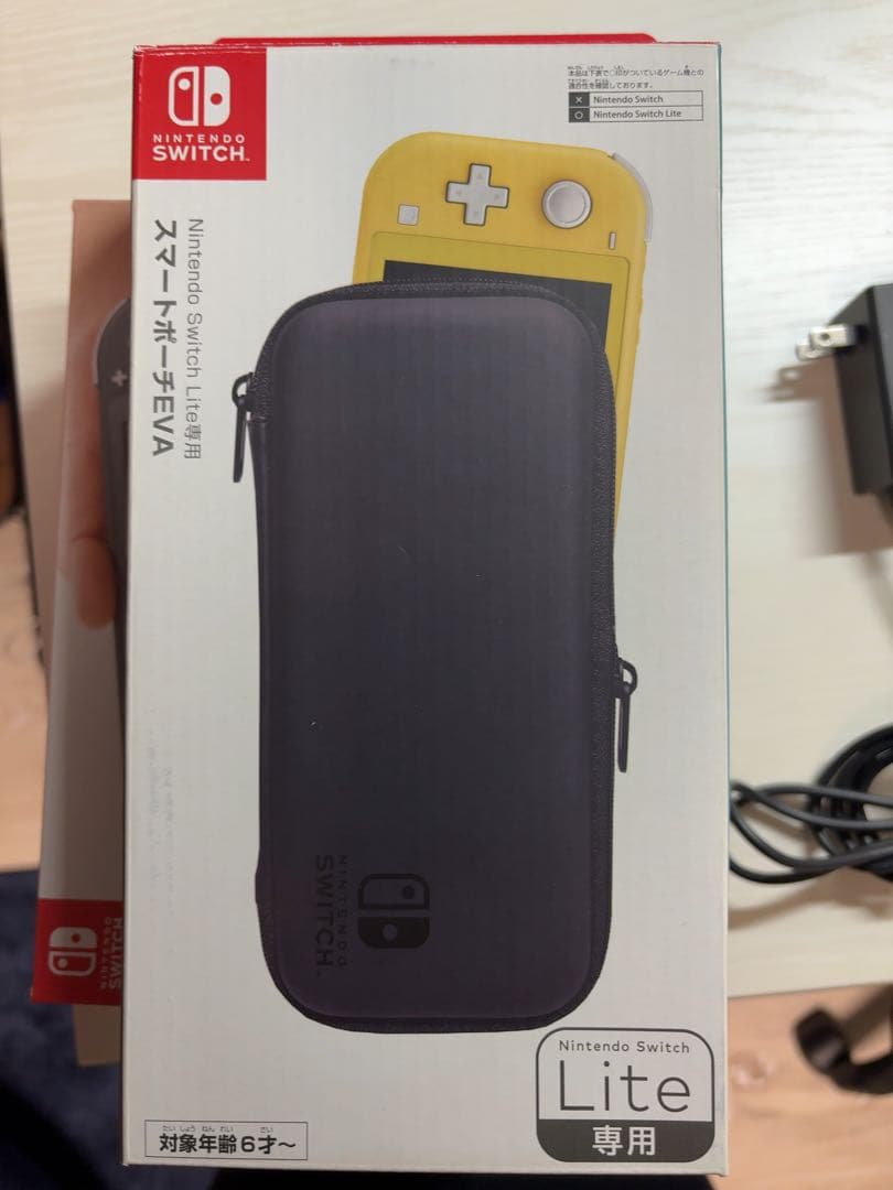 Nintendo Switch Lite グレー 充電器とカバー付き