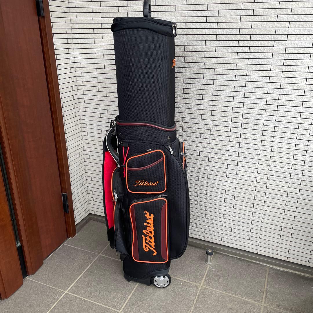 Titleist キャディバッグ ブラック/オレンジ
