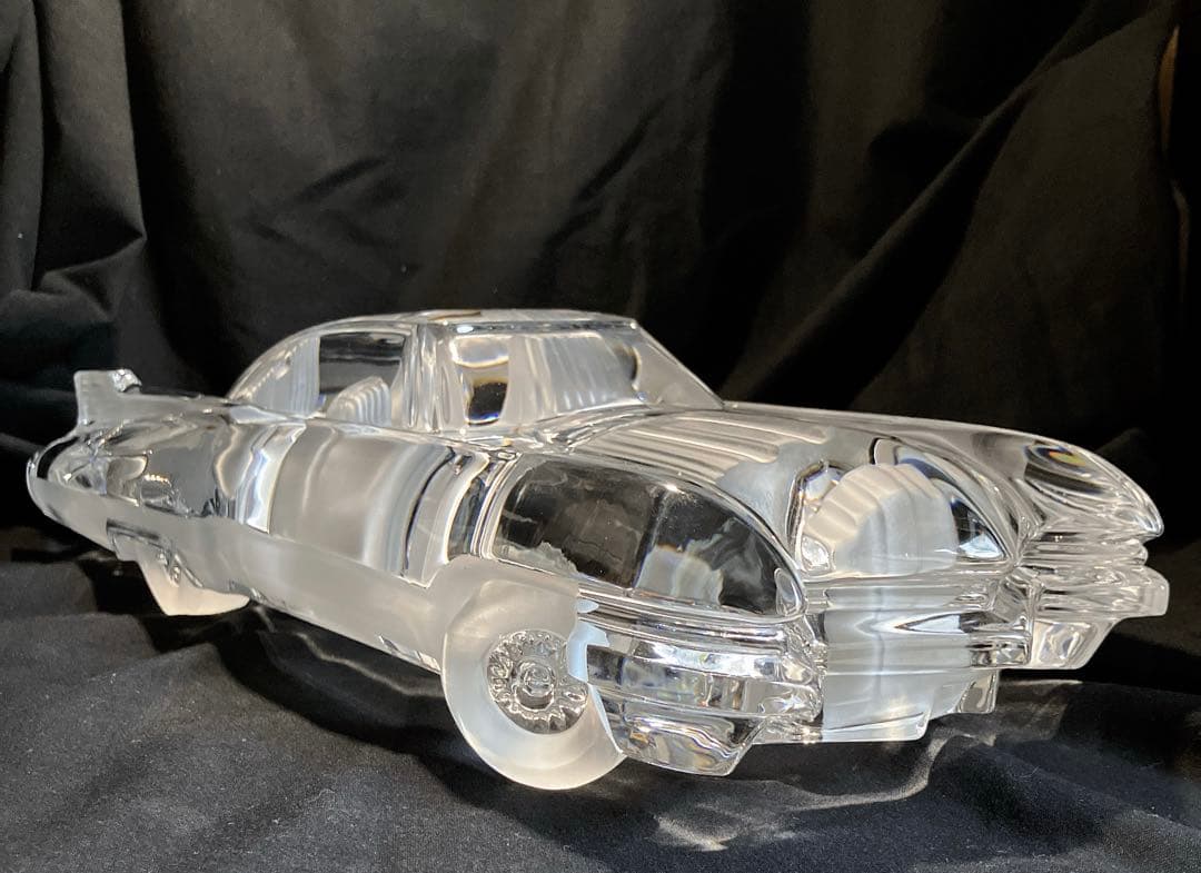 ドームフランス クリスタル キャデラック エルドラド オブジェ 水晶 自動車