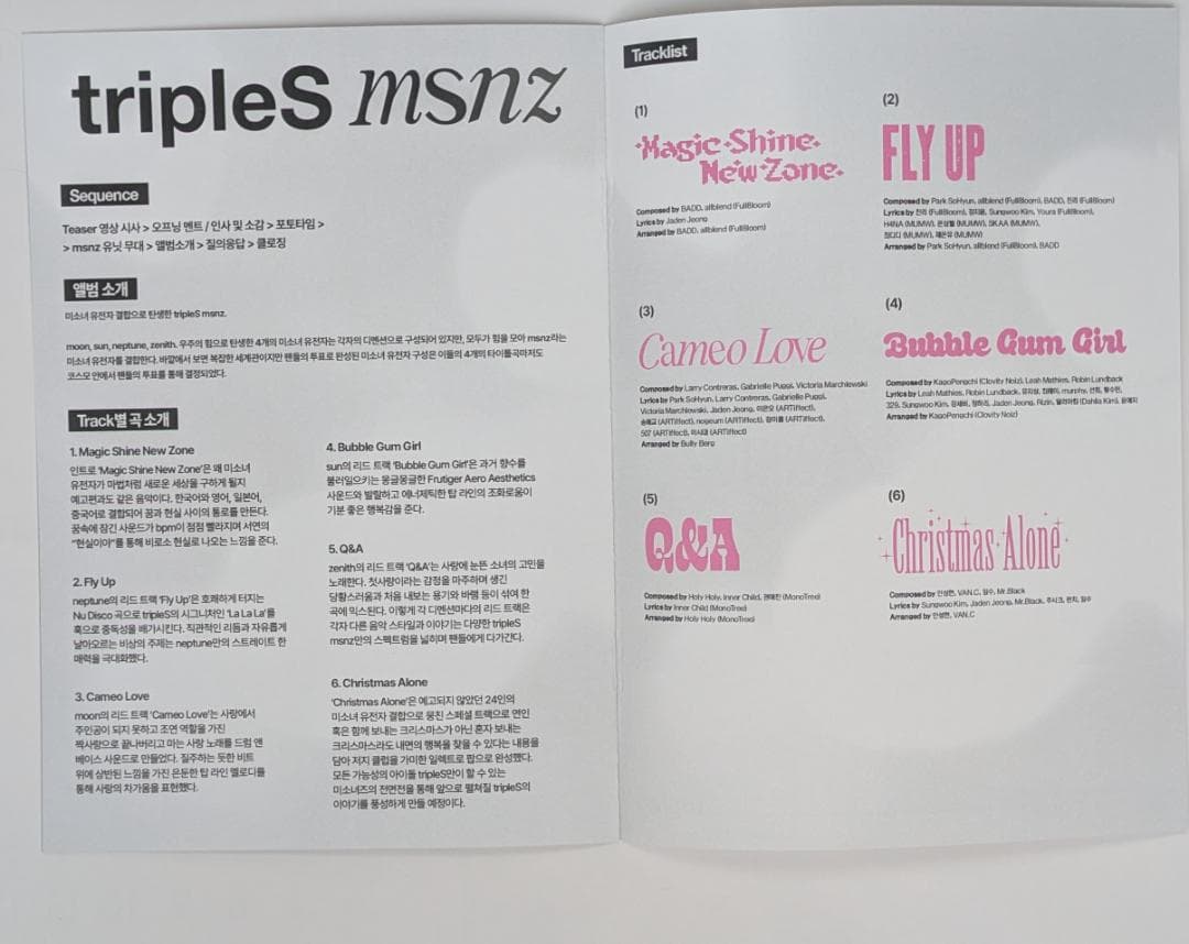 ★直筆サインCD＆報道資料◆tripleS msnz◆Beyond Beauty