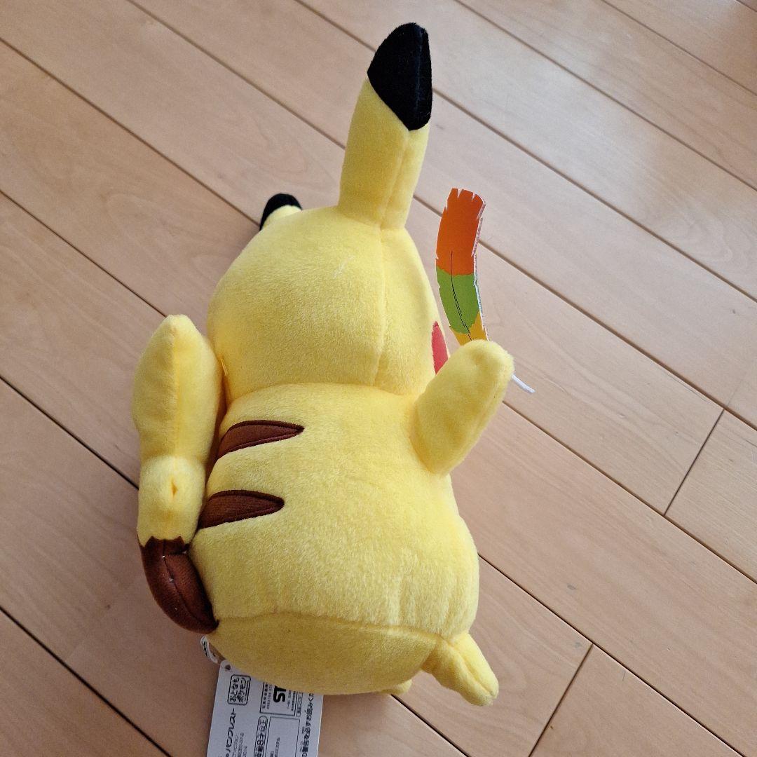 ポケモンピカチュウ ぬいぐるみ 約30cm 羽根付き