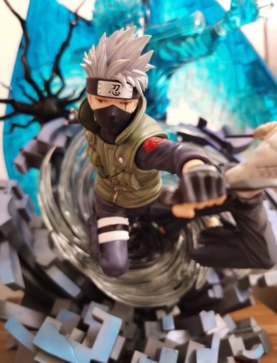 NARUTOナルトはたけカカシ うちはオビト ガレージキット ガレキ スタチュ①