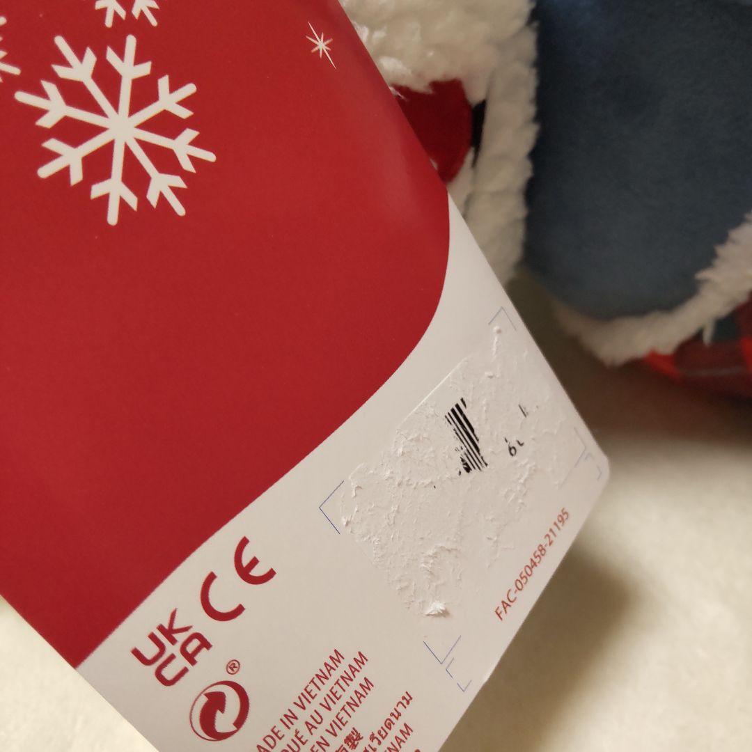 ディズニーストア　スティッチクリスマスぬいぐるみ　ベーシックプラッシュ