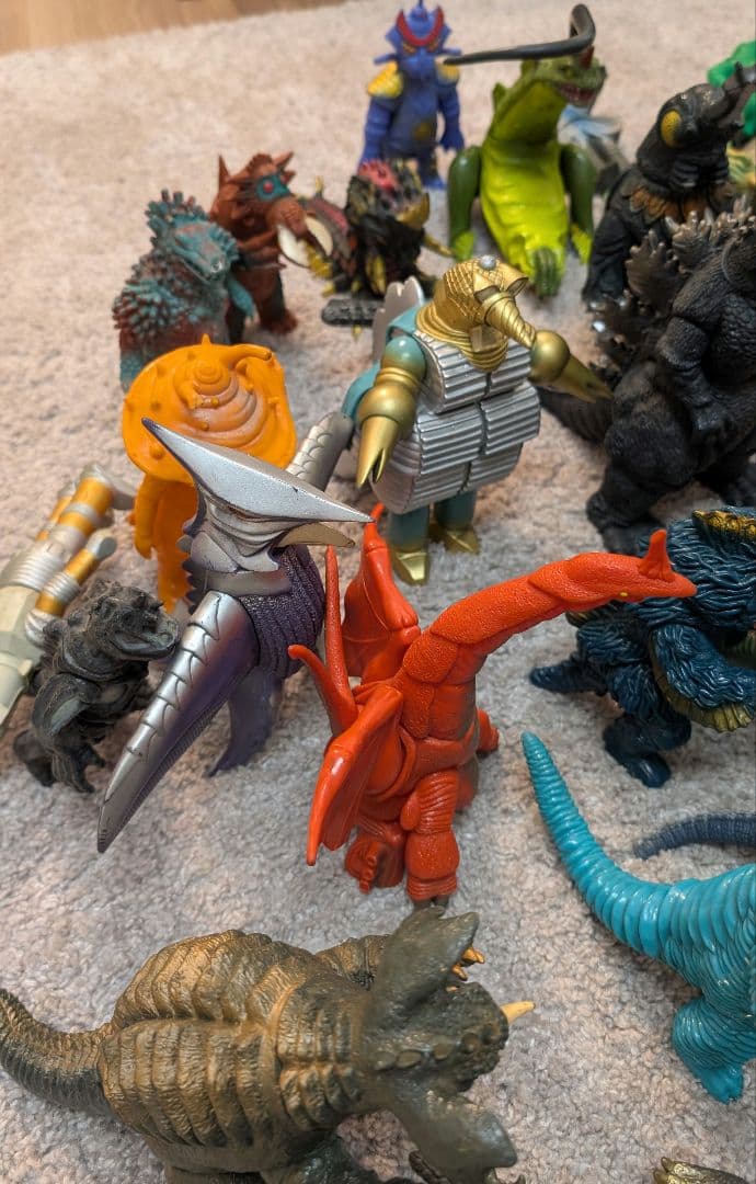【まとめ売り】ゴジラ ウルトラマン 怪獣 フィギュア 当時物