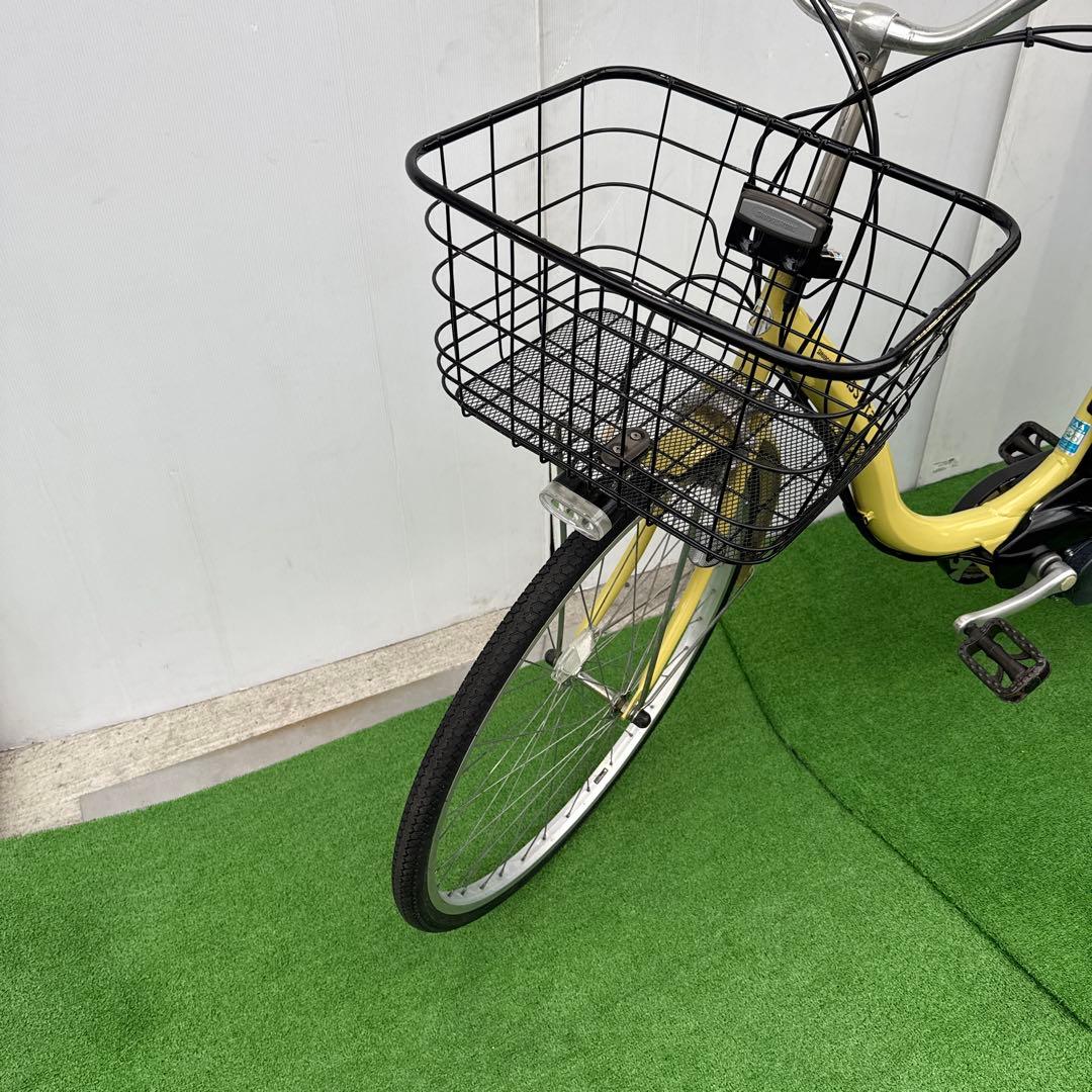 ブリヂストン電動アシスト自転車26インチ イエロー