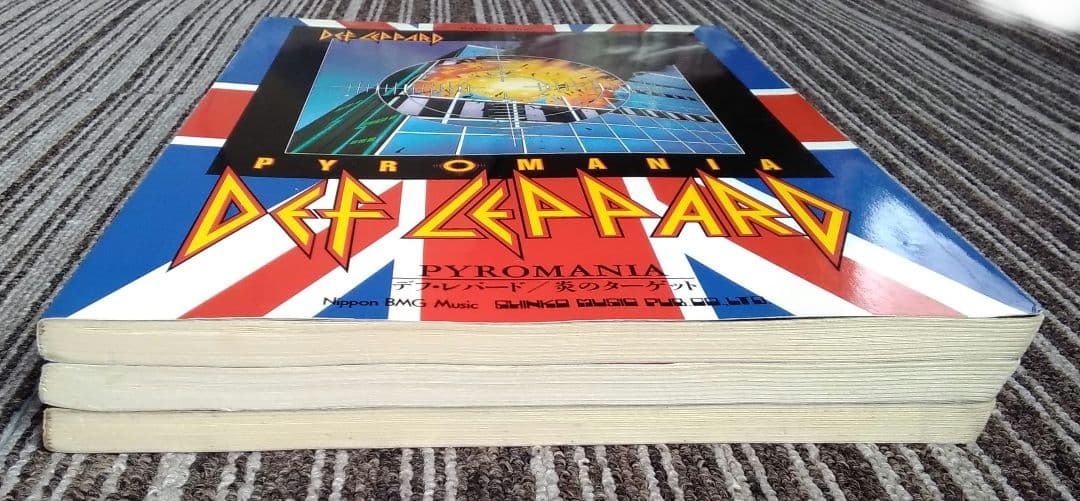 楽譜 デフ・レパード DEF LEPPARD バンドスコア 3冊セット TAB譜