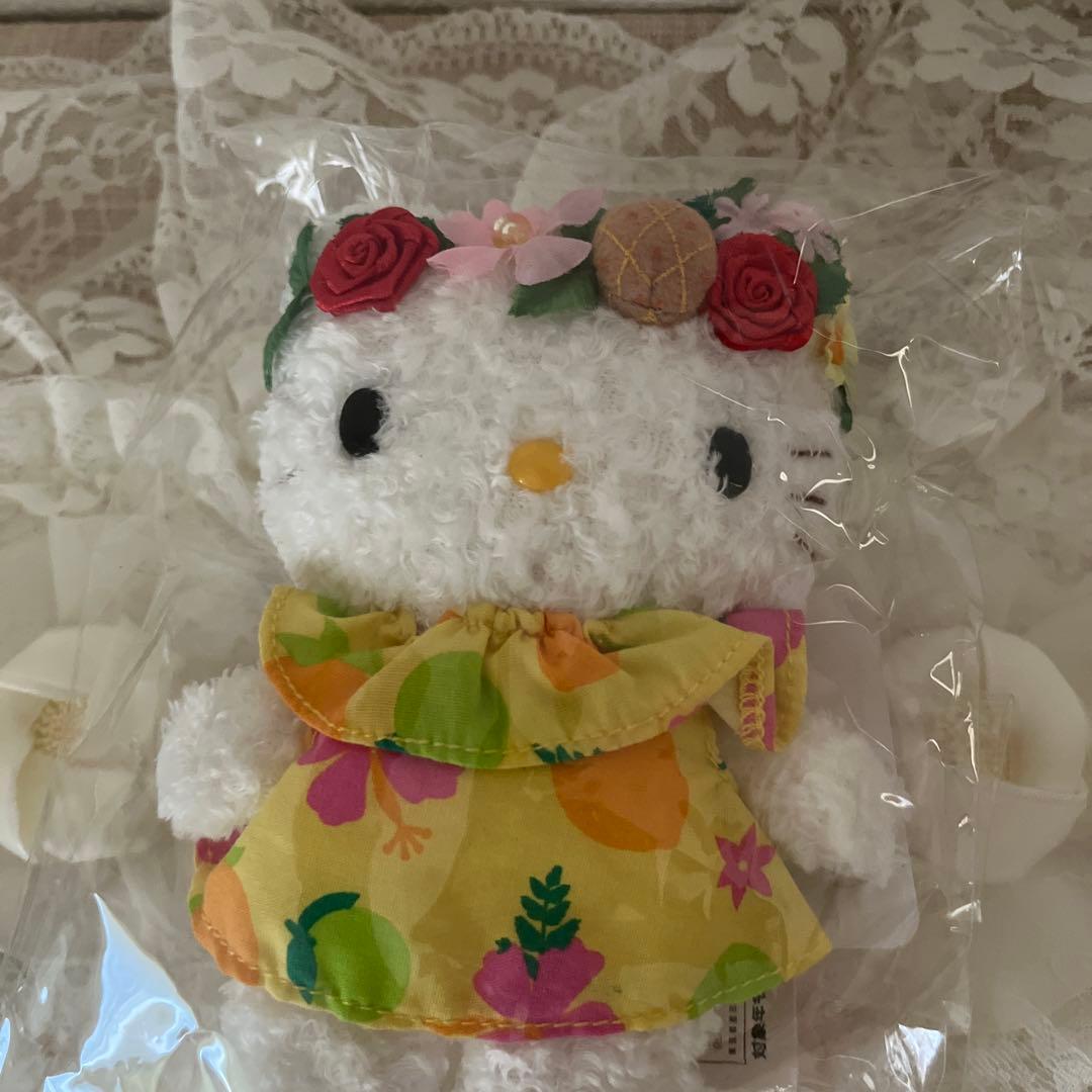 レア‼️タグ付きハローキティ フルーツドレス ぬいぐるみ