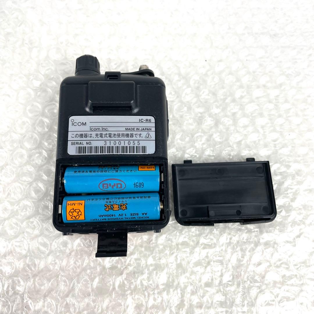 ICOM アイコム 広帯域ハンディレシーバー IC-R6 通信受信機 レッド