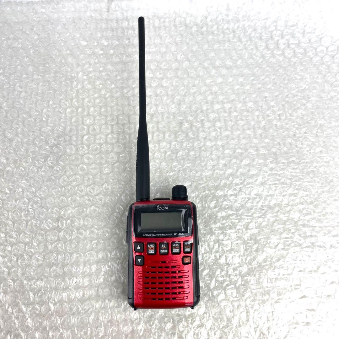 ICOM アイコム 広帯域ハンディレシーバー IC-R6 通信受信機 レッド