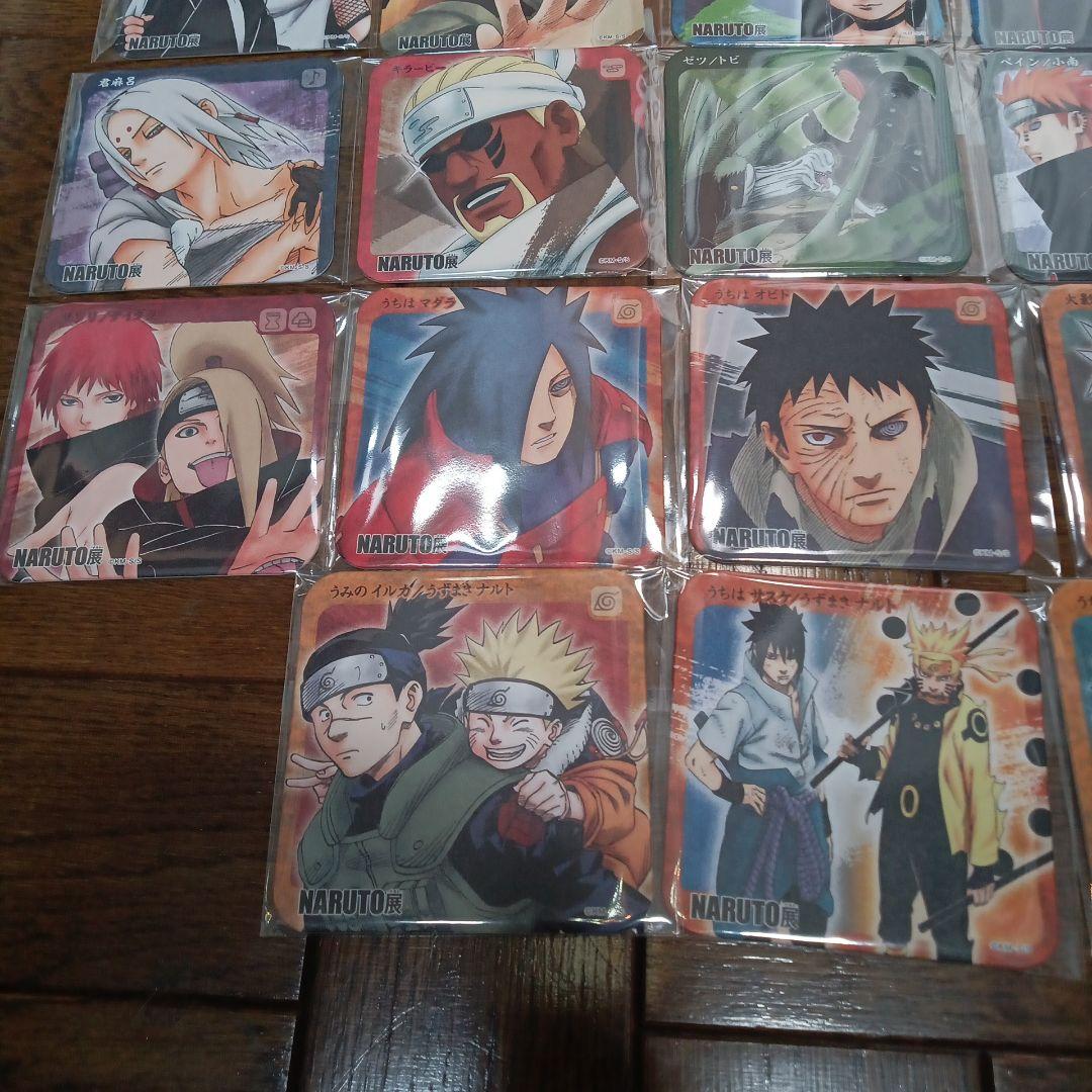 NARUTO展　アートコースター　コンプリートセット　BOX　ナルト　48枚