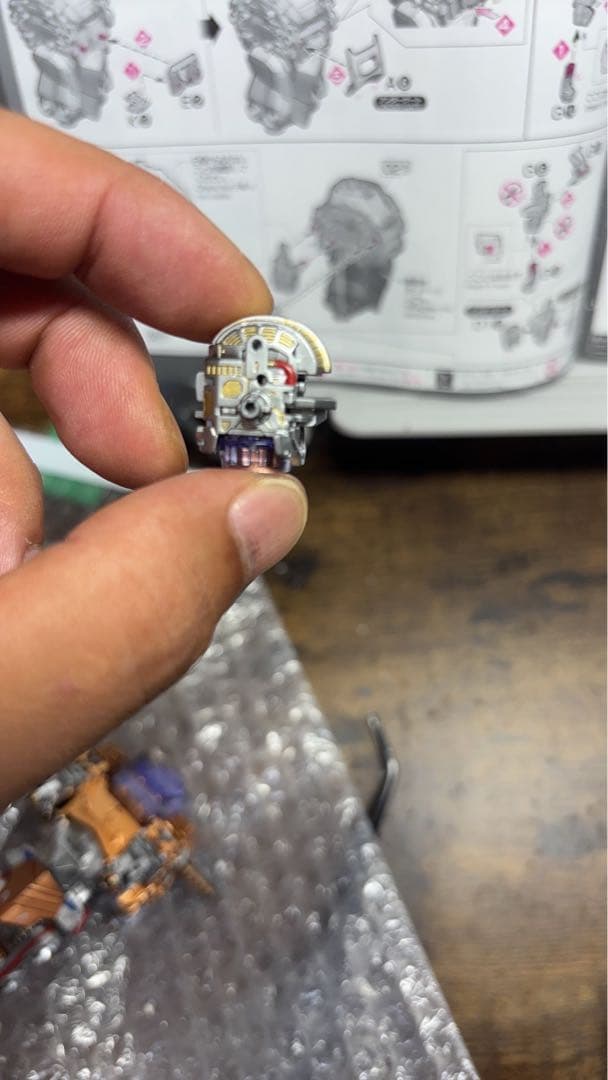 RGジオング　クリア完成品
