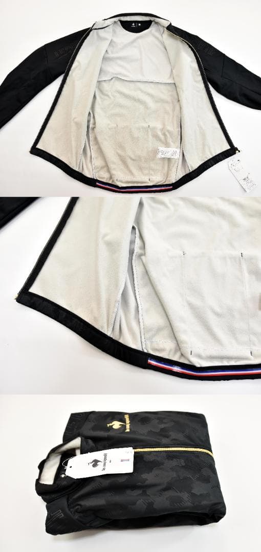 Le Coq Sportif ボンディングジャケット size:M ブラック