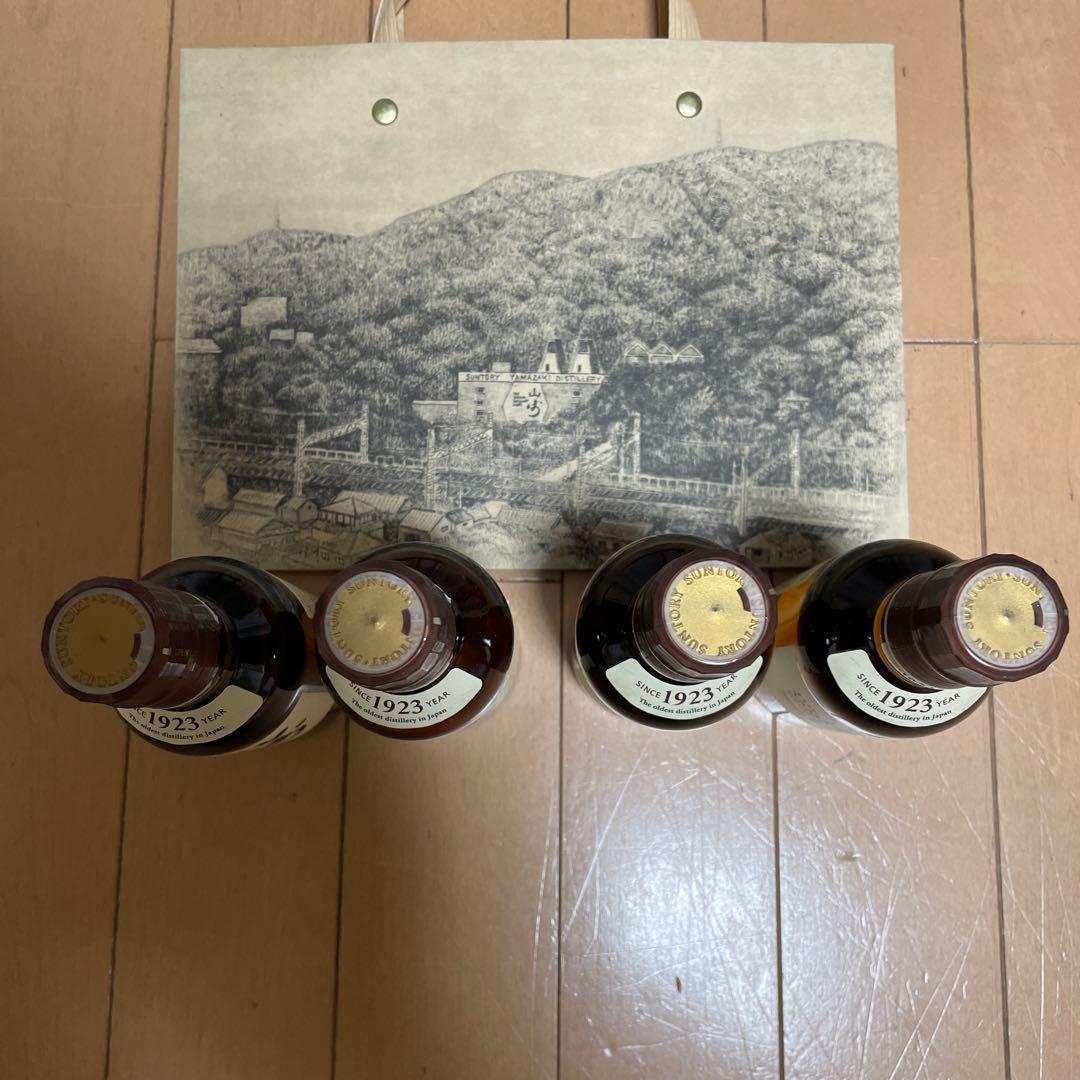 山崎ウイスキー ミニボトル180㎖ 4本セット